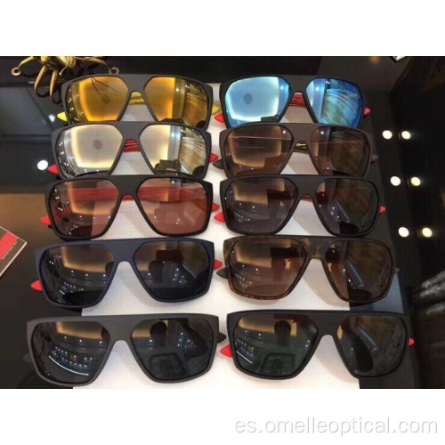 Gafas de sol de cuadro completo para hombres Accesorios de moda